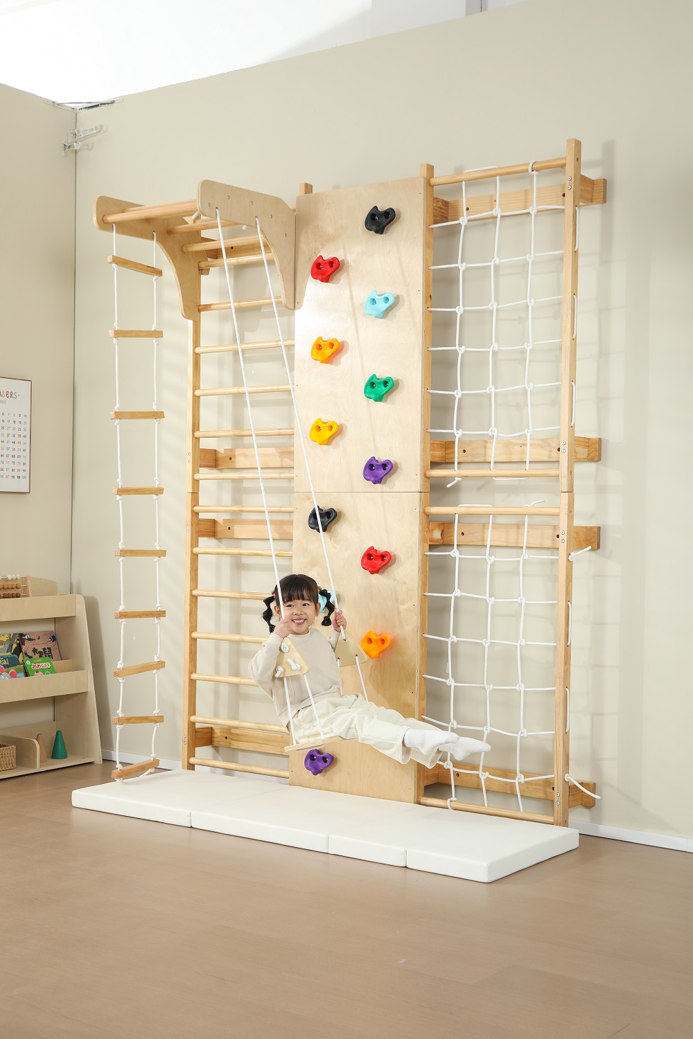 Em Estoque: Escada Sueca de Ma - Kids Outdoor Monkey Bars avaliação e preço