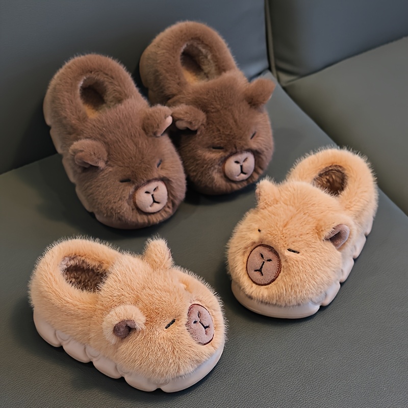 Chinelos infantis de algodão q - Kids Indoor Outdoor Slippers avaliação e preço