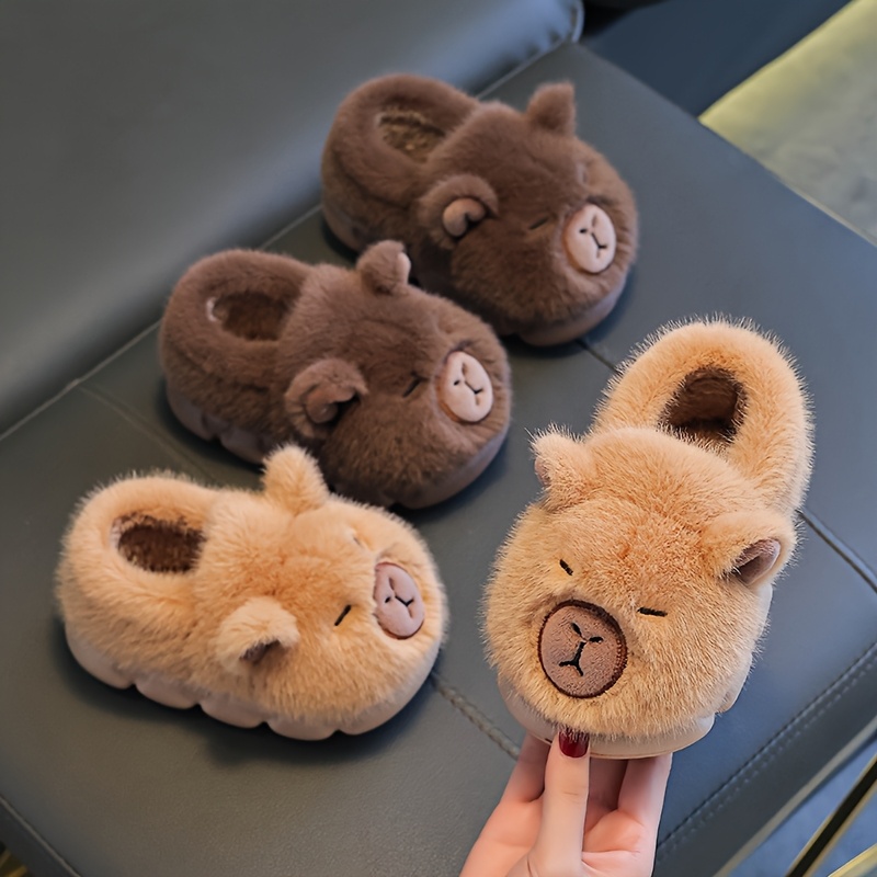 Chinelos infantis de algodão q - Kids Indoor Outdoor Slippers avaliação e preço