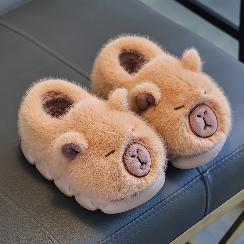 Chinelos infantis de algodão q - Kids Indoor Outdoor Slippers avaliação e preço