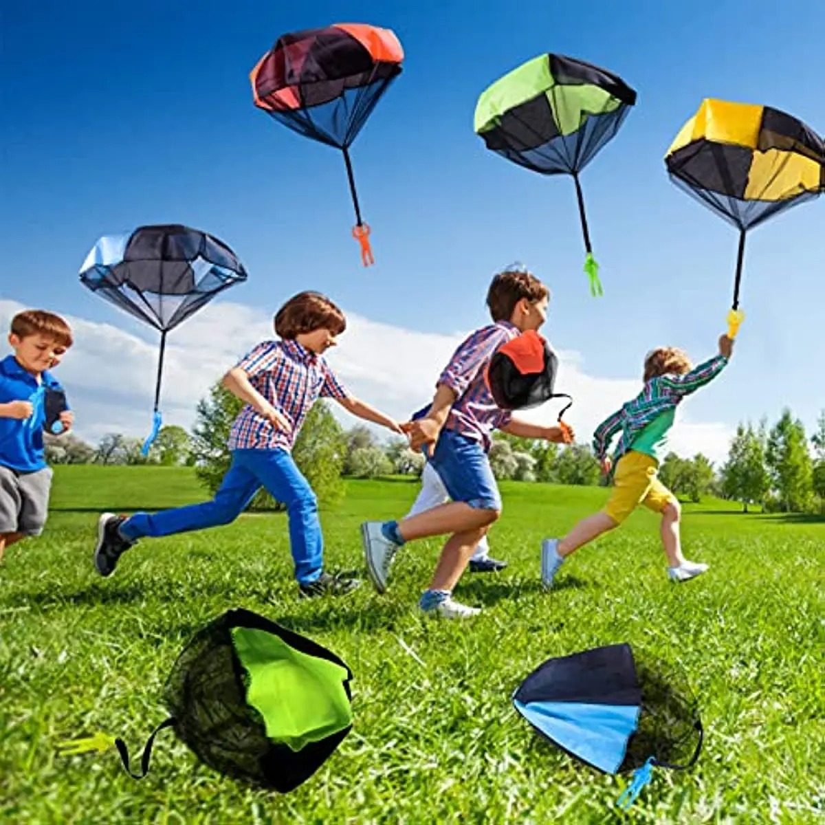 Brinquedos de pára-quedas para - Kids Unique Outdoor Toys avaliação e preço