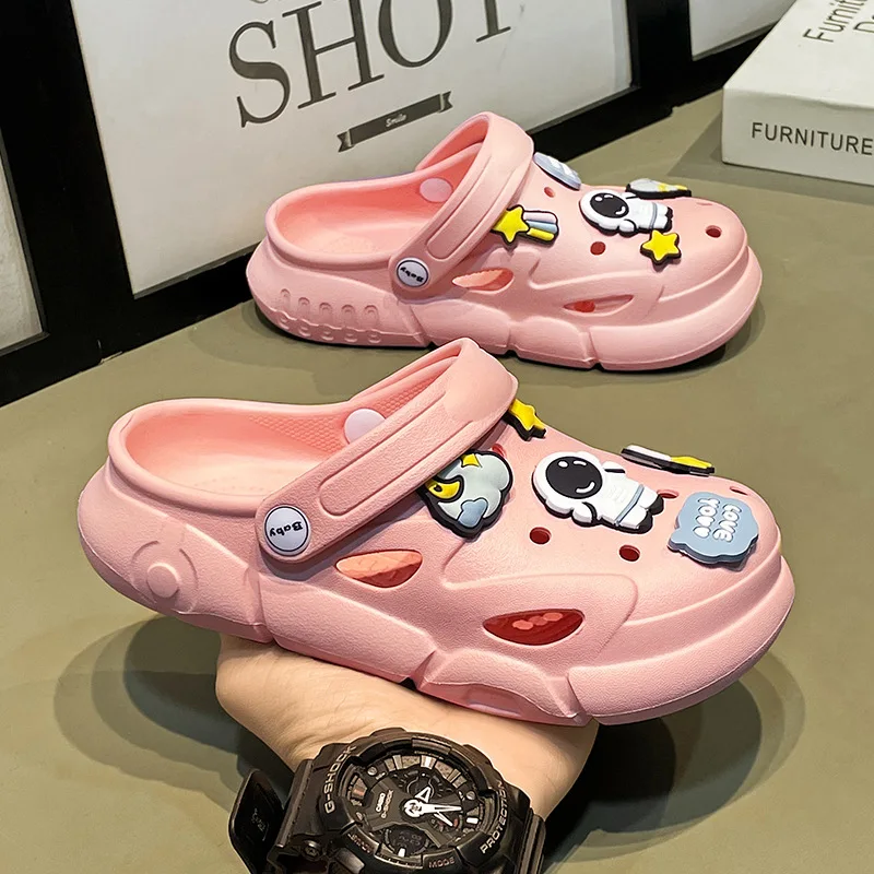 Sandálias infantis antiderrapa - Kids Indoor Outdoor Slippers avaliação e preço