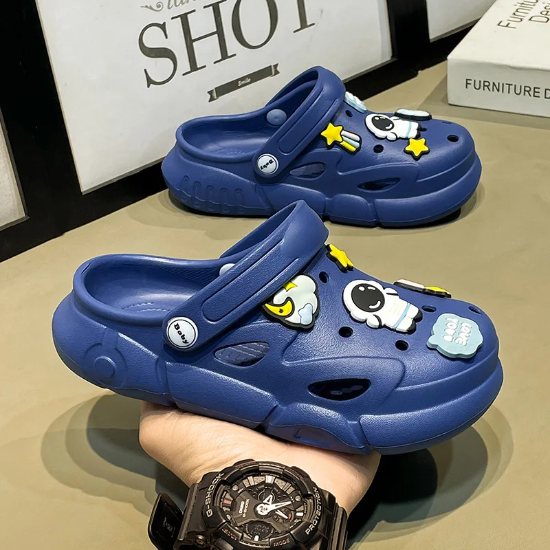 Sandálias infantis antiderrapa - Kids Indoor Outdoor Slippers avaliação e preço