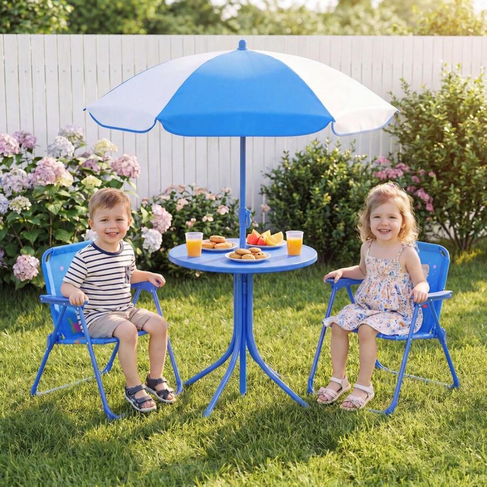 Conjunto de Mesa de Piquenique - Kids Outdoor Table And Chair Set avaliação e preço